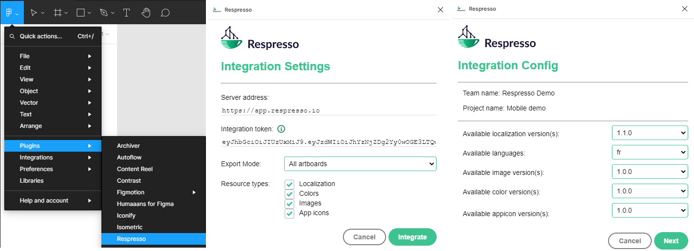 How to configure the Respresso Figma plugin